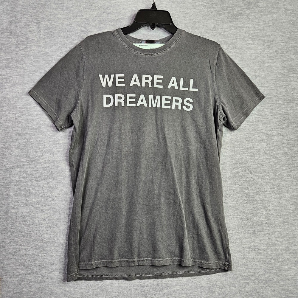 Off-White 2013 Unisex Adult "We Are All Dreamers" Graphic Tee Sz L